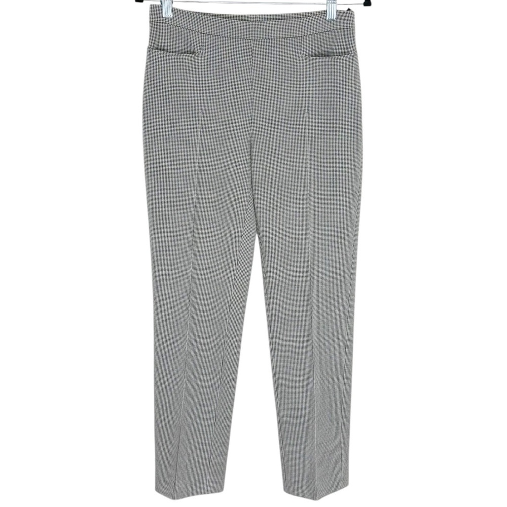 Akris Punto Houndstooth Franca Ankle Trouser Pants Size 4 NEW - Picture 2 of 15